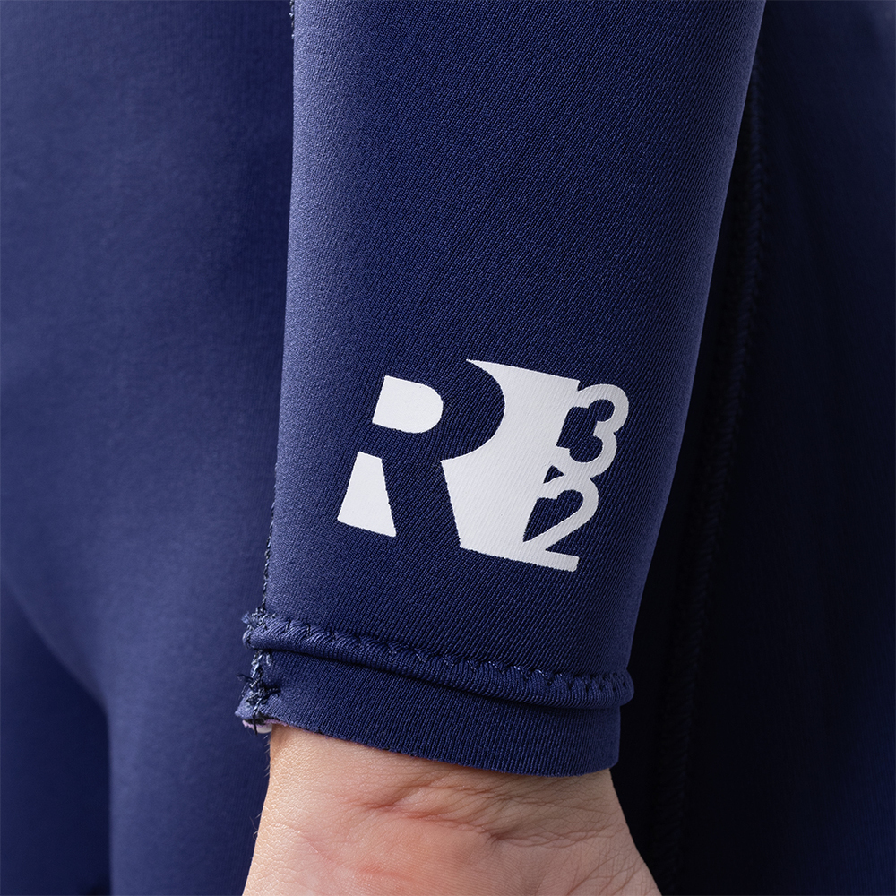 2025 Gul Womens Response 3/2mm GBS Back Zip Wetsuit RE1232-C1 - Blue / Paisley